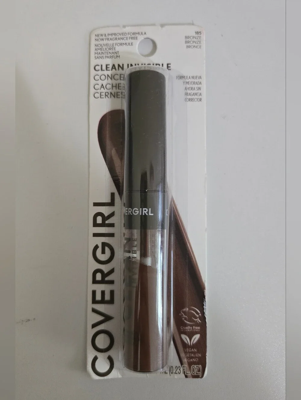 New COVERGIRL Clean Invisible Concealer Stick - Bronze (185)